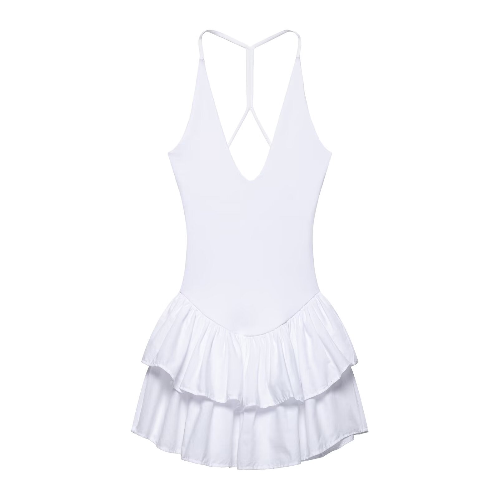 Women Clothing Spring Slim Fit Slimming Casual Sling Strap Sexy Dress