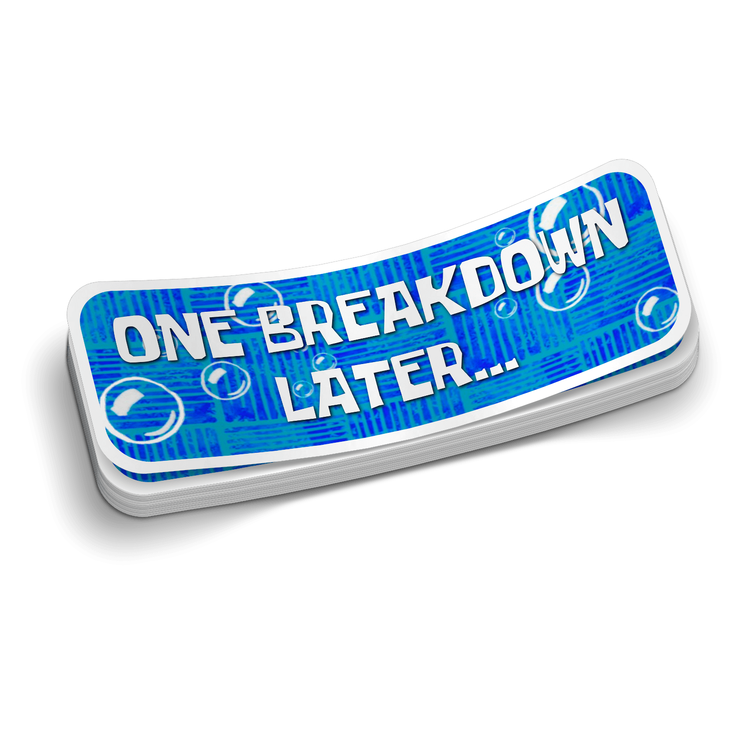 Breakdown - Hard Hat Decal