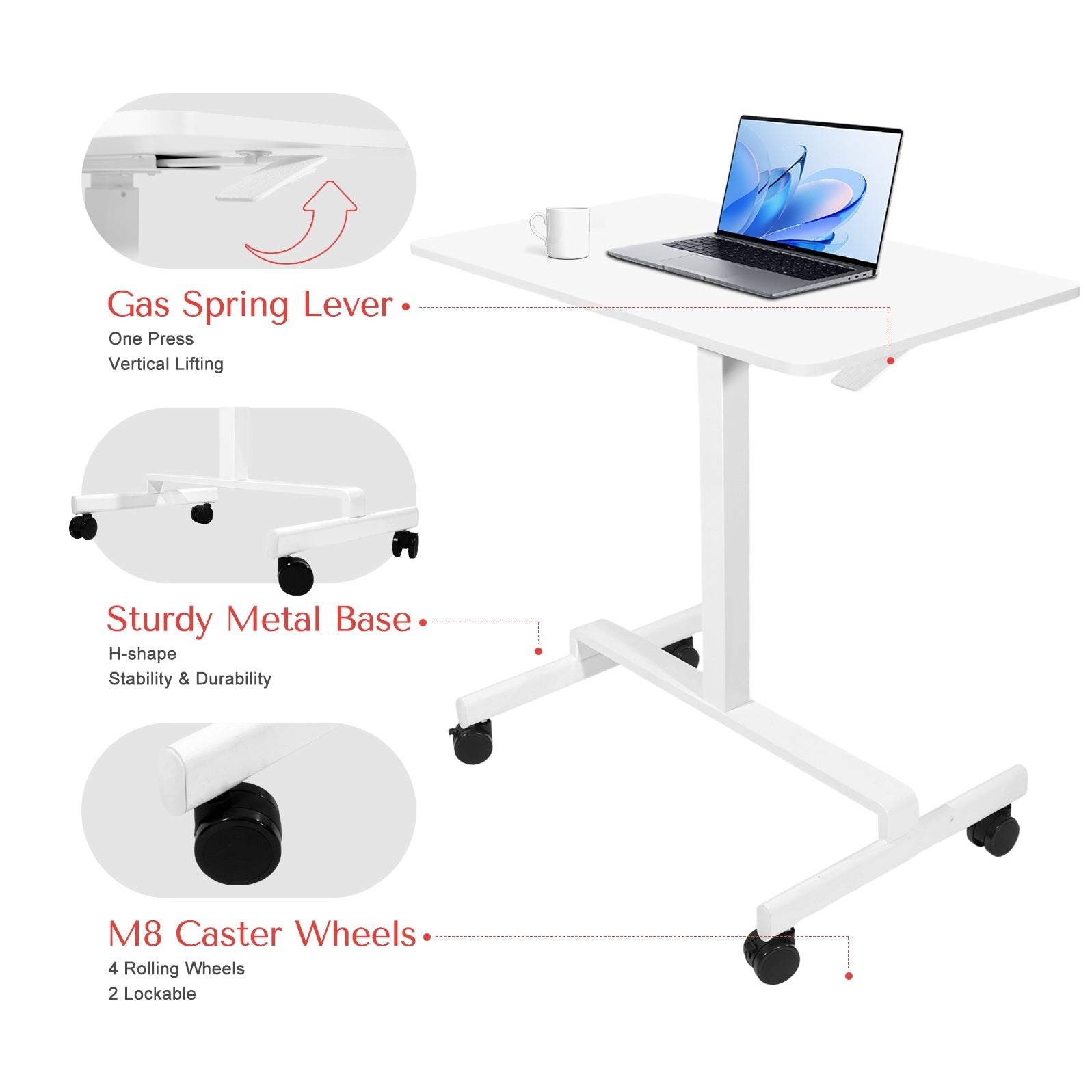 DeerRun® Adjustable Standing Desk - 31.5&