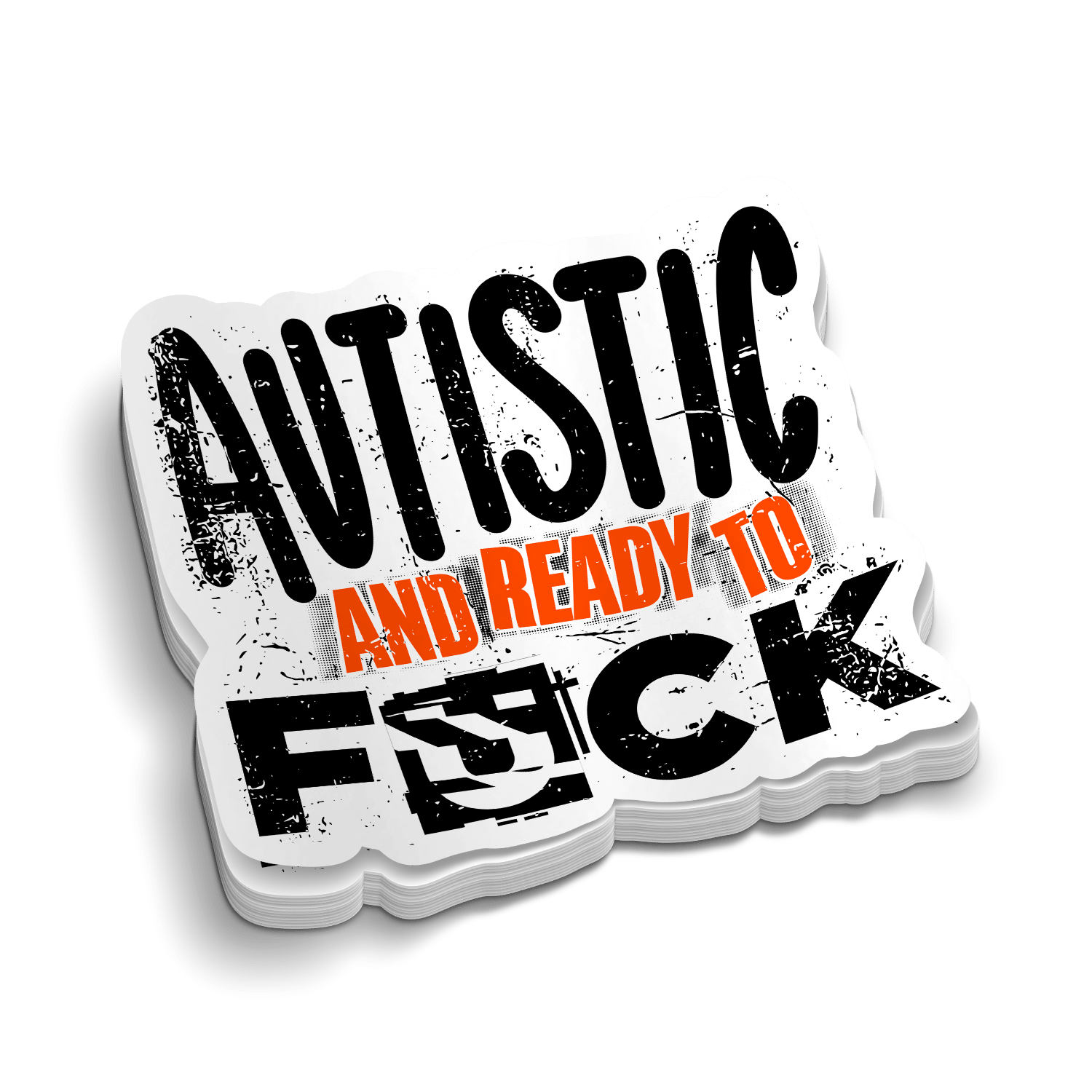 Autistic and Ready - Hard Hat Decal