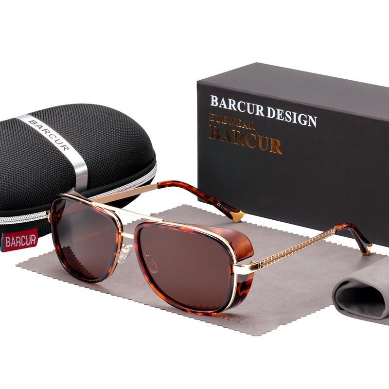 Tortoise Sunglasses Steampunk Luxury Modern Futurystic Sunglasses For Woman and Men Mirrored Brown Gradient Sunglasses FASHION Design With UV400 Protection