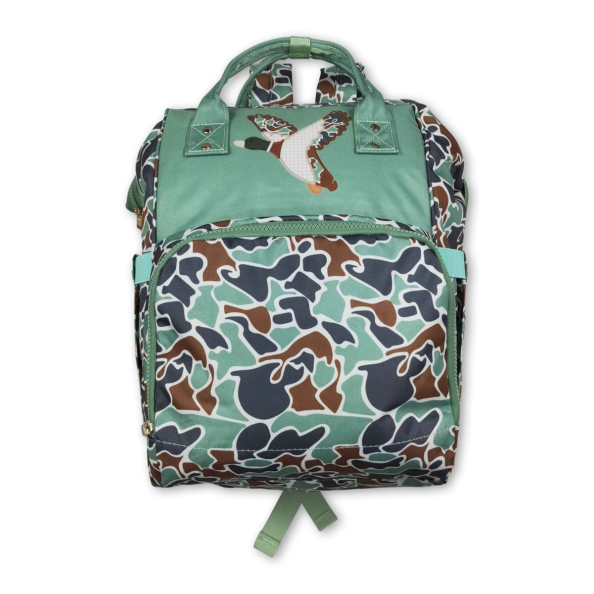 Duck camo hunting baby mommy diaper backpack