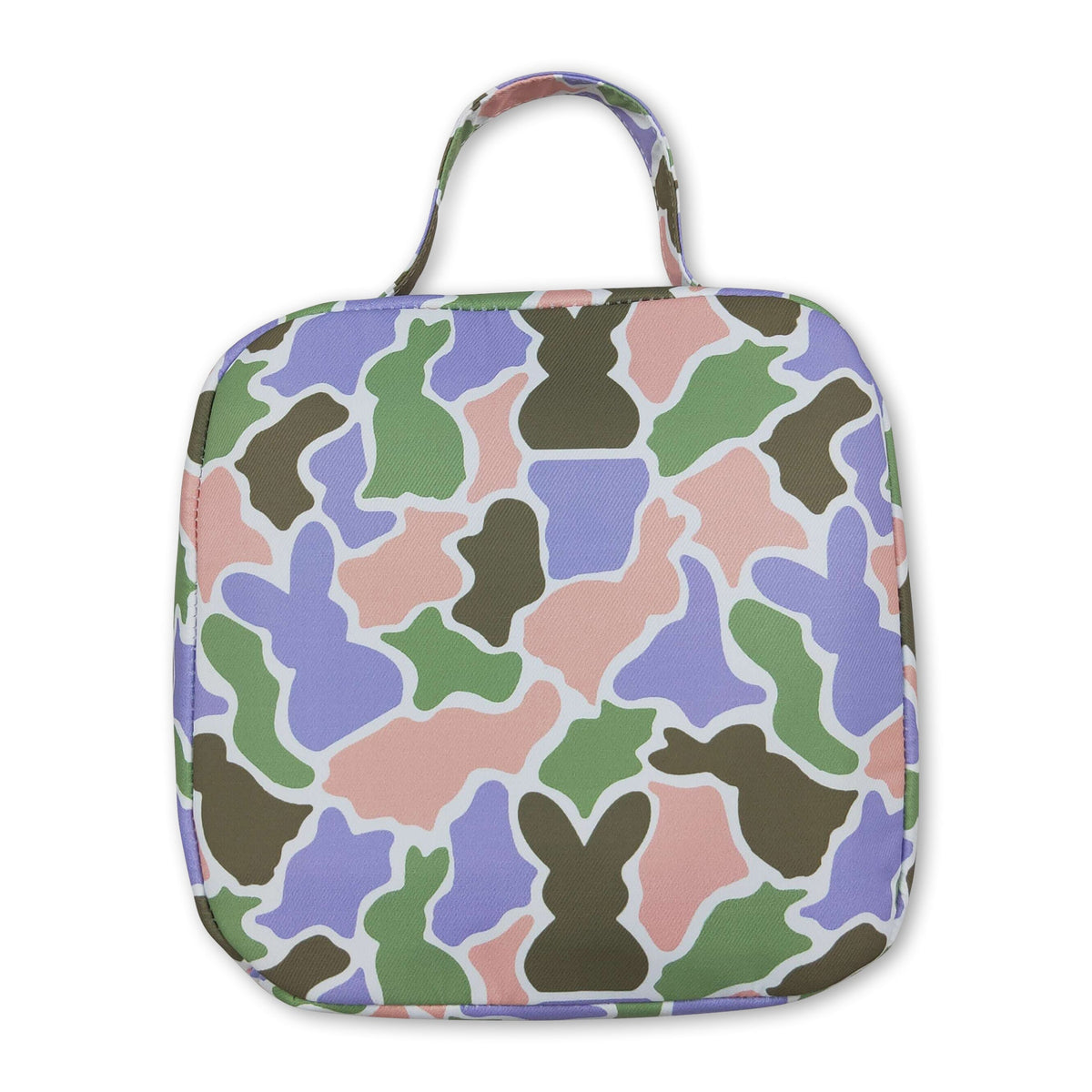 Camo bunny kids Easter lunch box bag