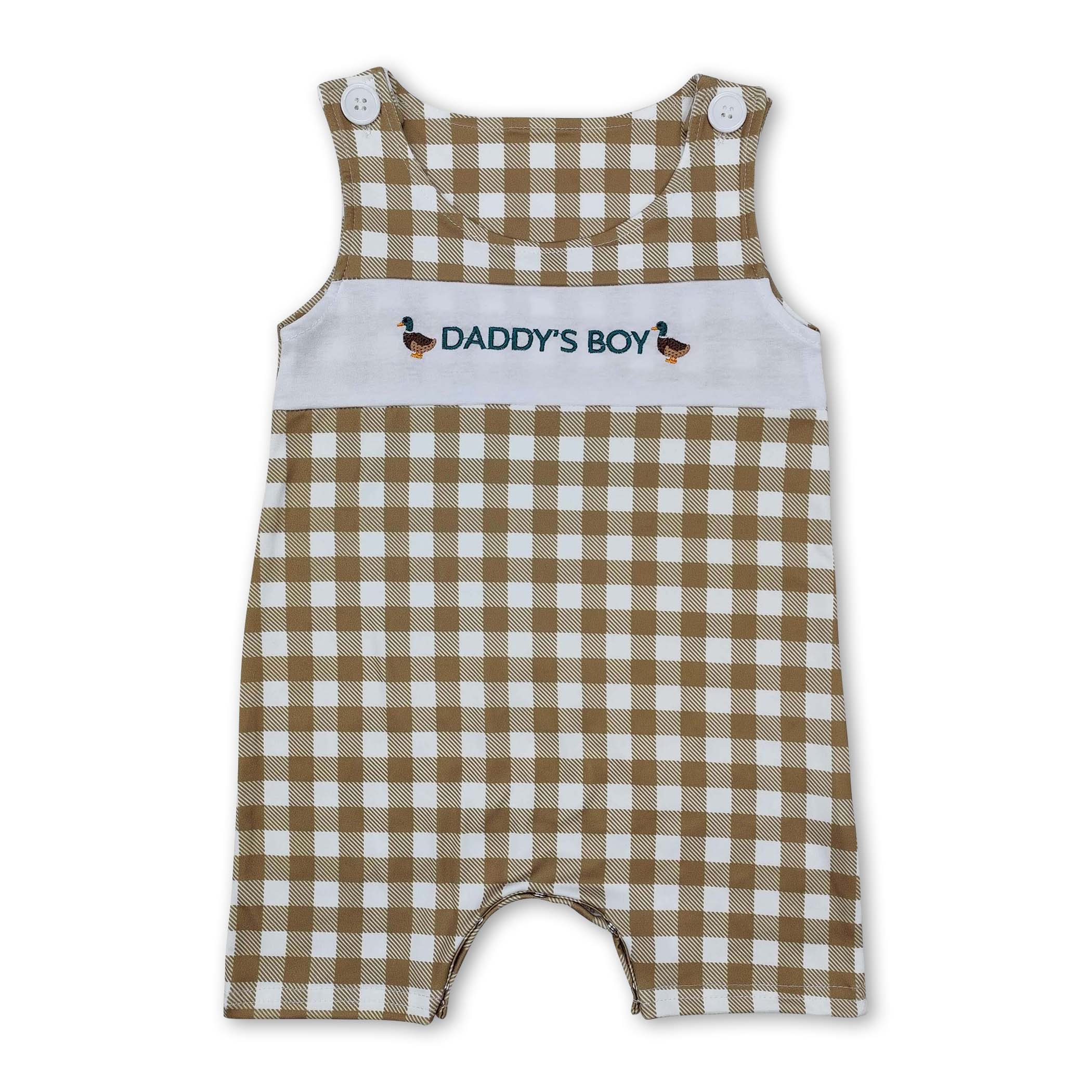 Plaid sleeveless daddy&