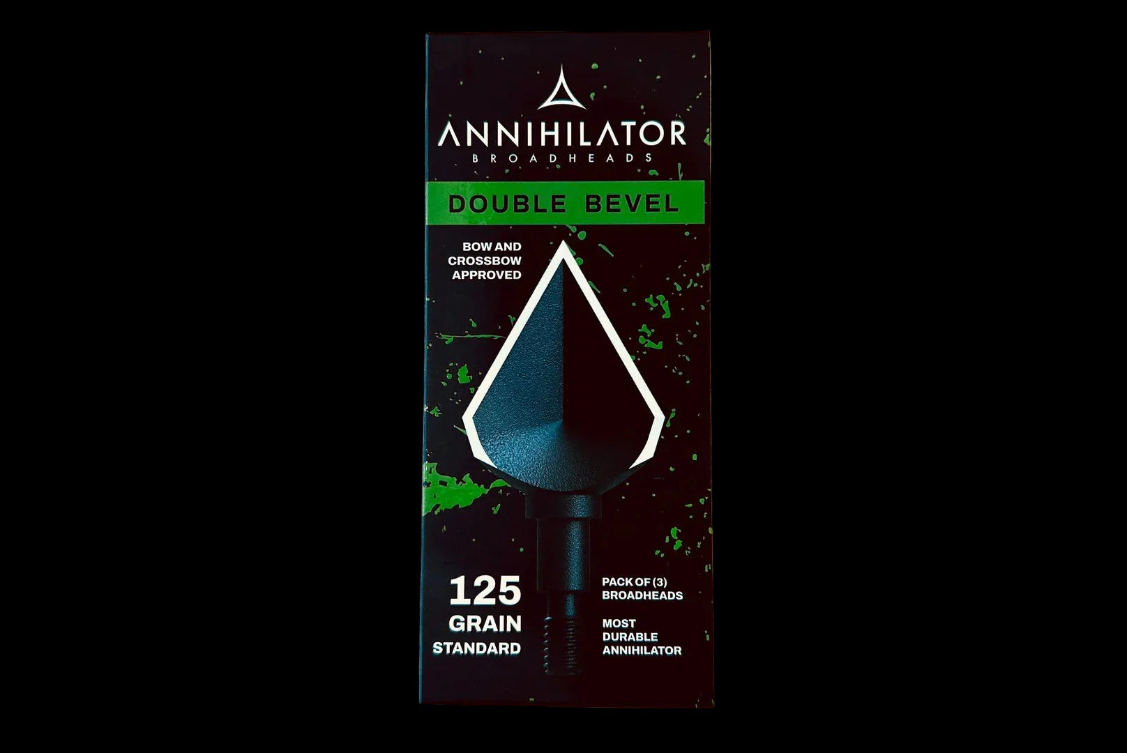 Annihilator Broadheads 125gr double bevel broadhead with a sharp, durable steel blade for precise hunting performance.