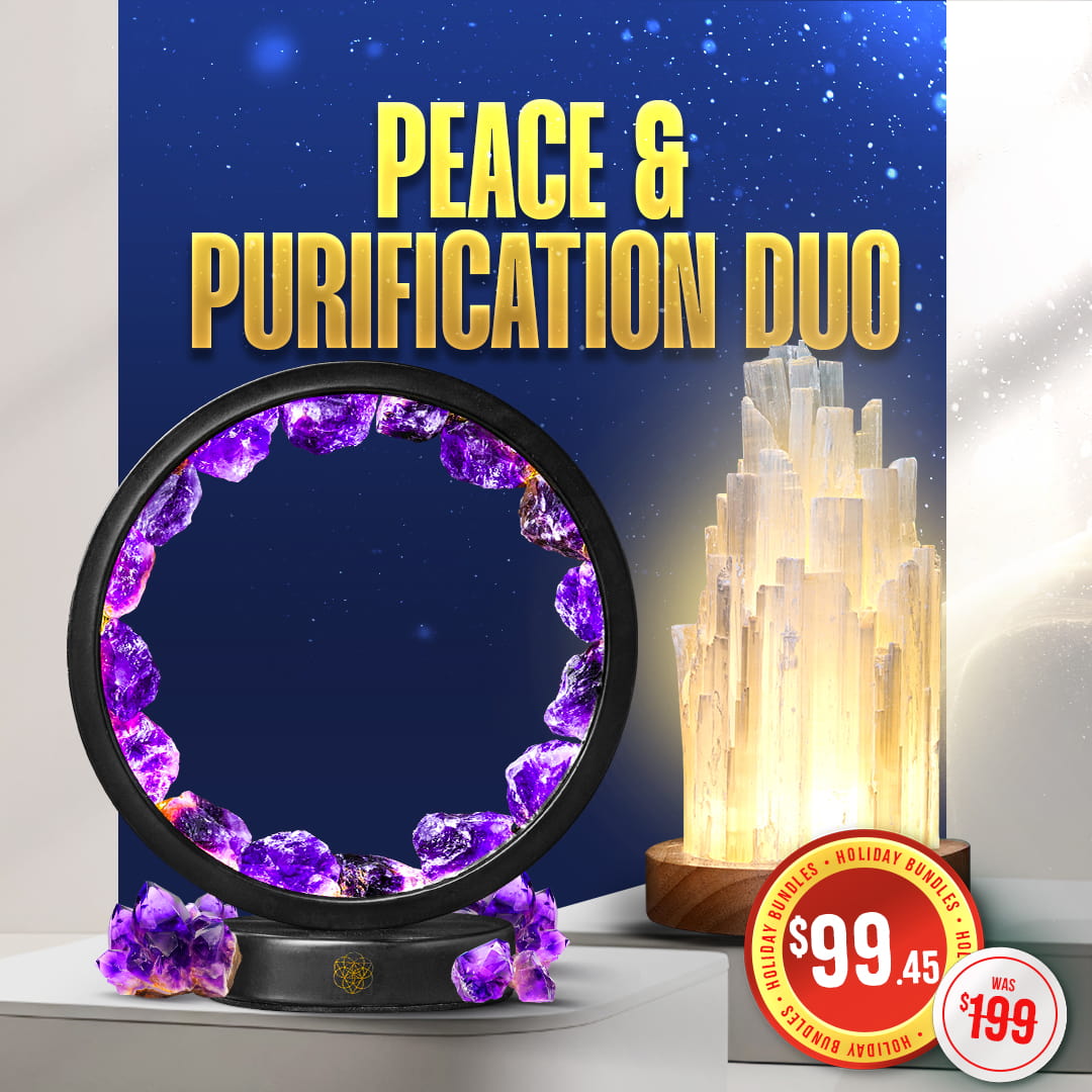 Conscious Items Peace & Purification Duo bundle featuring calming and cleansing products with natural ingredients.