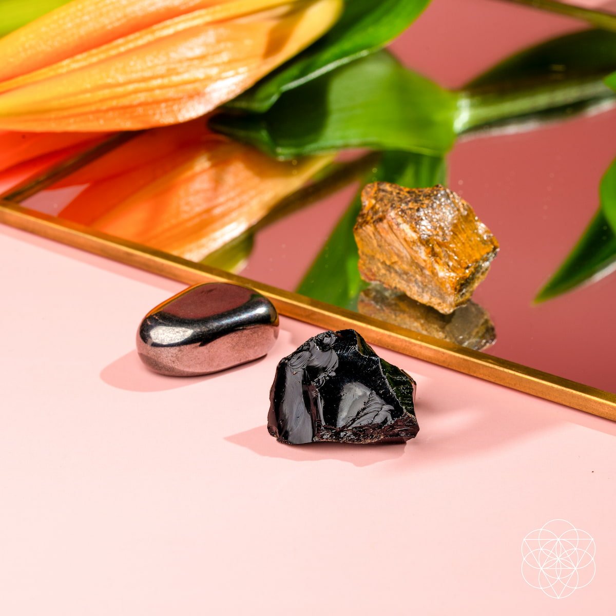 Decorative home protection trio set by Conscious Items featuring three stylish protective ornaments for home decor.