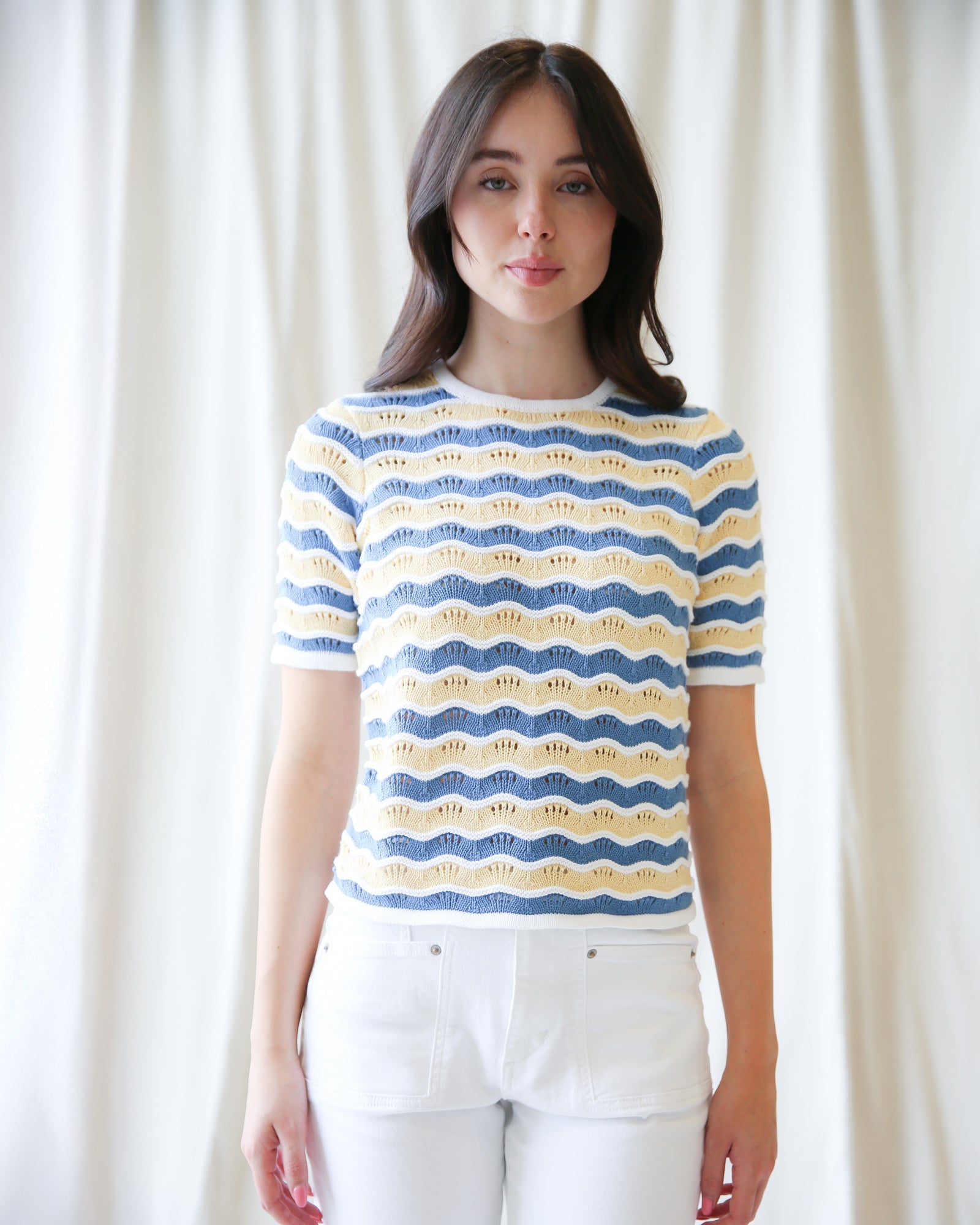 Downeast High Tides sweater featuring a cozy knit design, in a relaxed fit, ideal for casual wear.