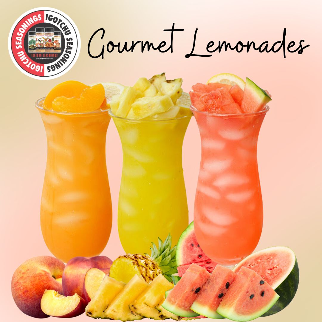 Igotchu Pineapple Lemonade juice in a clear glass bottle with a vibrant label, featuring images of pineapple and lemon slices.