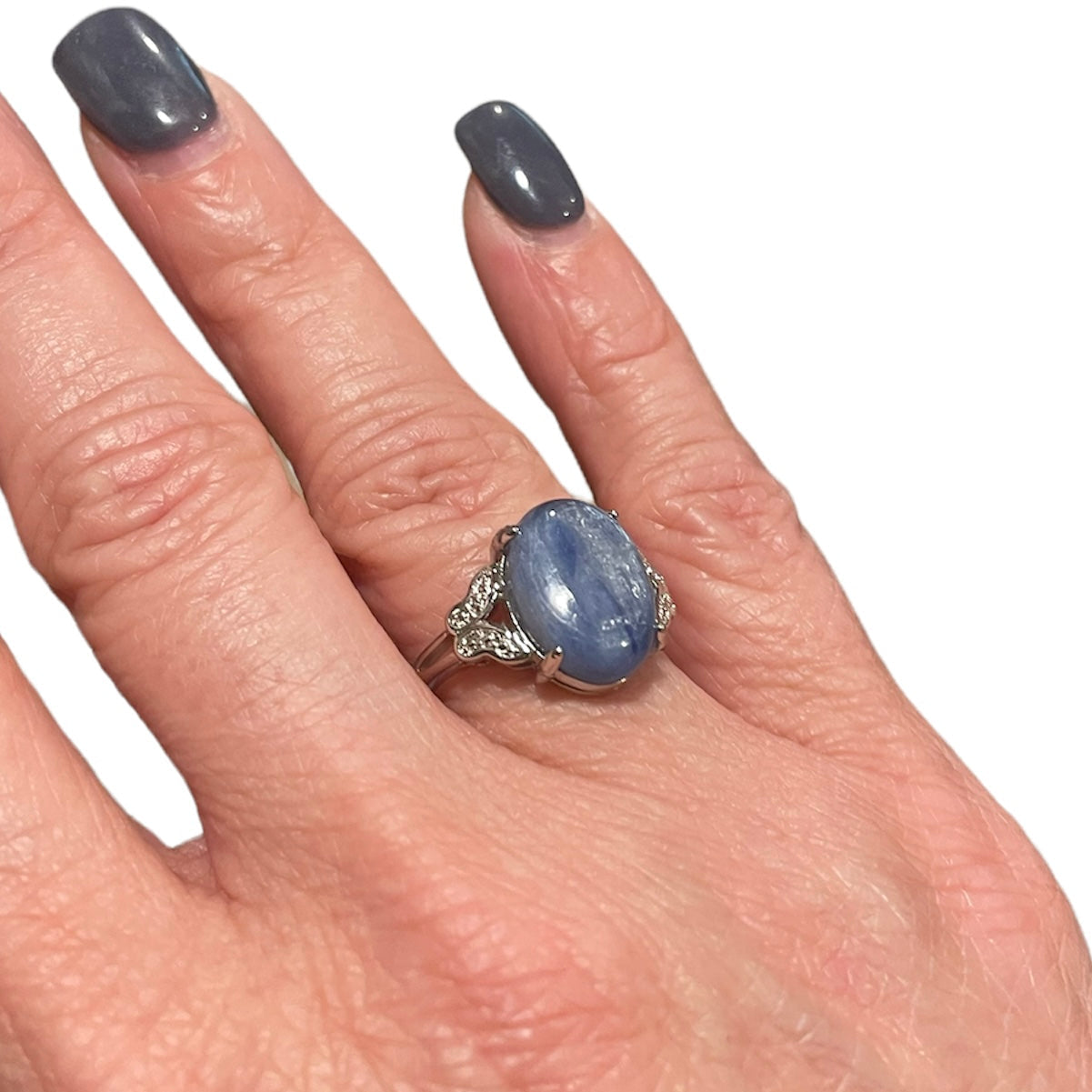 Blue Kyanite Ring