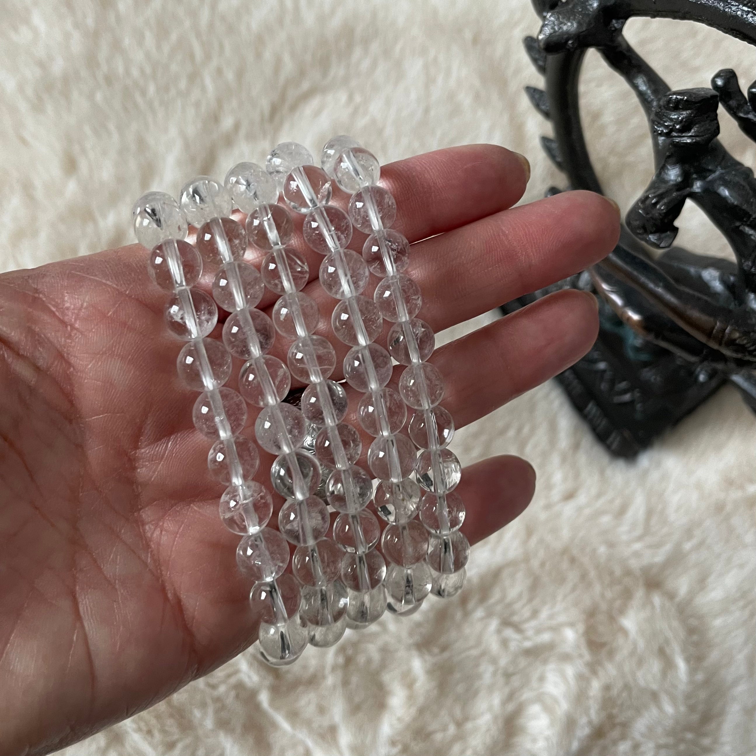 Clear Quartz Stretch Bracelet