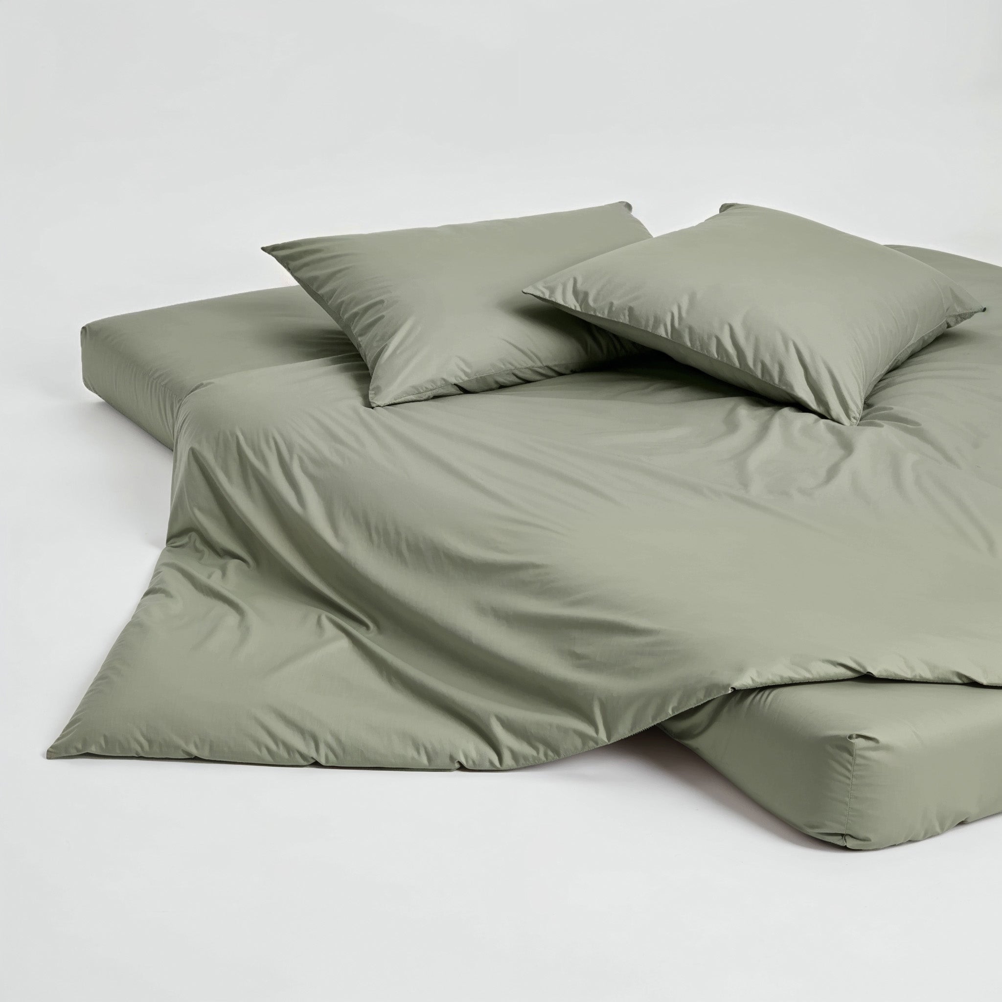 Elegant Luxe Australian Sateen Pillowcase Set by Italic, showcasing silky smooth, high-quality bed pillowcases in a cozy bedroom setting.