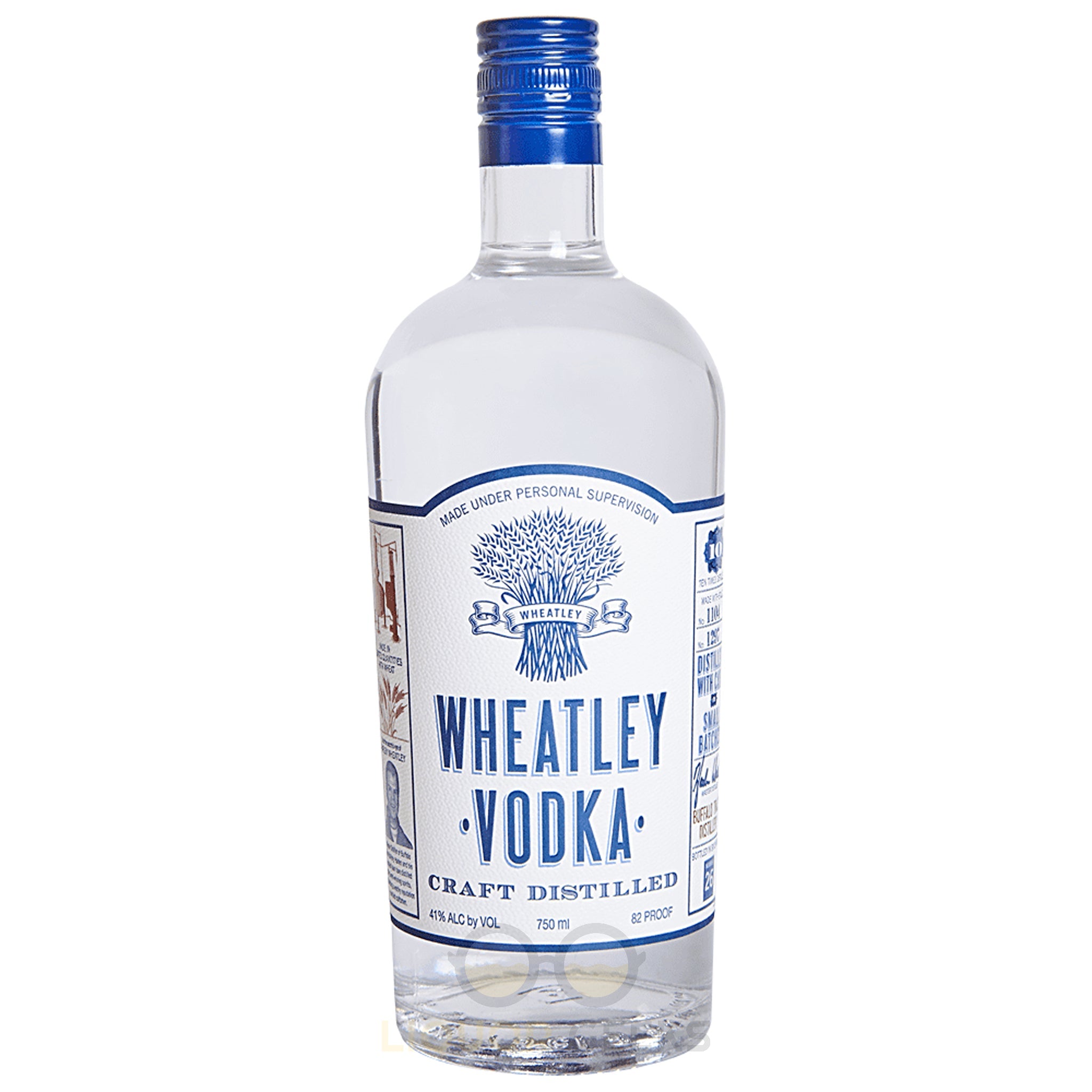 Wheatley Vodka bottle by Liquor Geeks, 375ml clear glass bottle with label, showcasing premium vodka packaging.