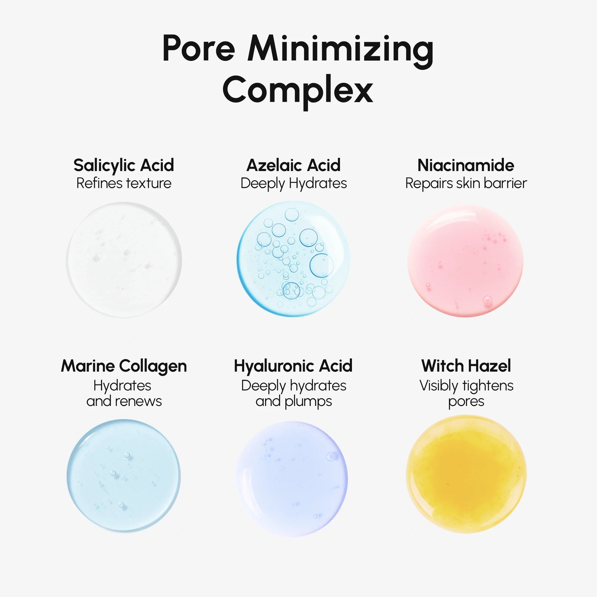 Maree Hydrating Pore Refining Toner in a clear bottle, showing the liquid formula and minimalist design.