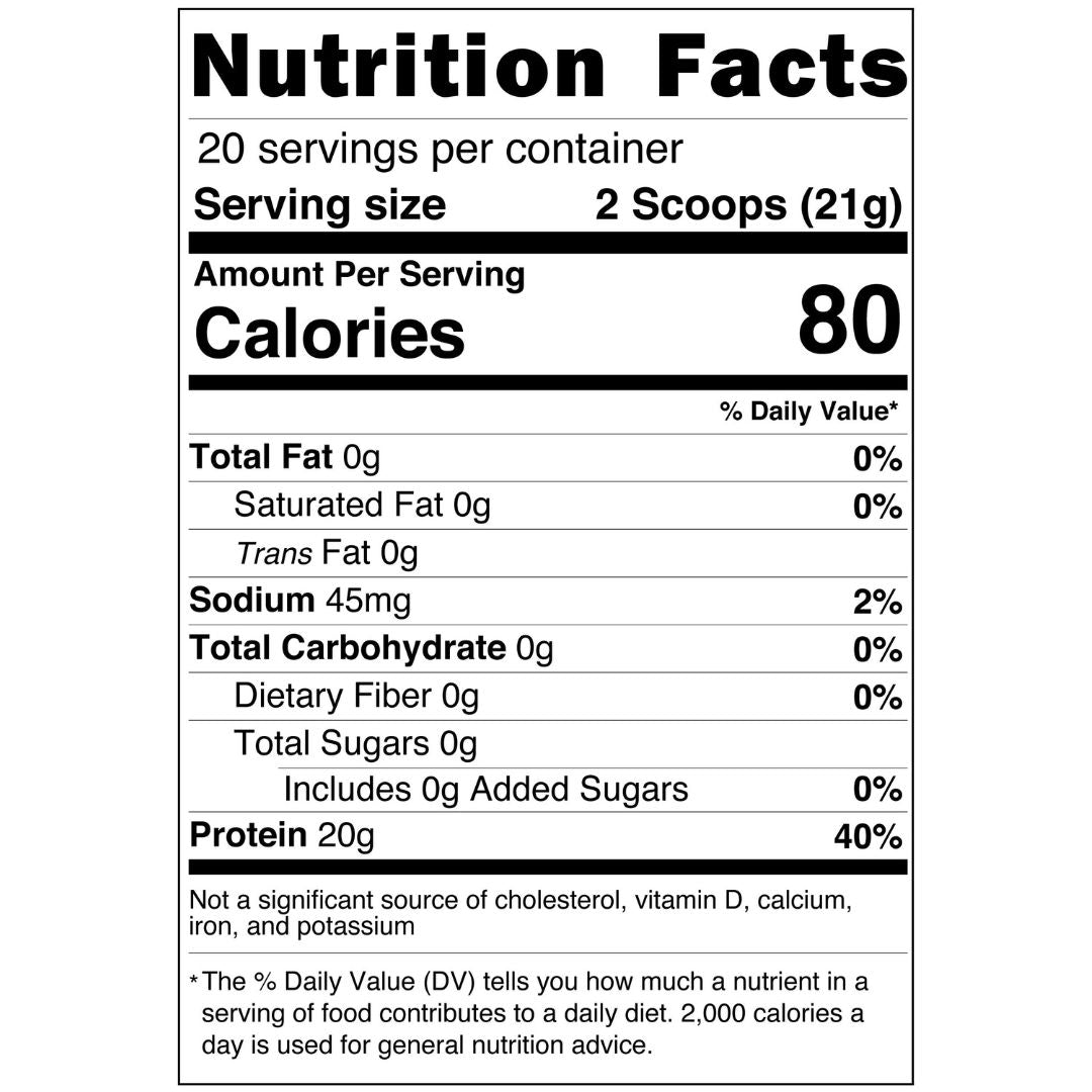 Unflavored grass-fed collagen protein powder from Meal Boosters in a 20-serving bag, showcasing the product packaging.