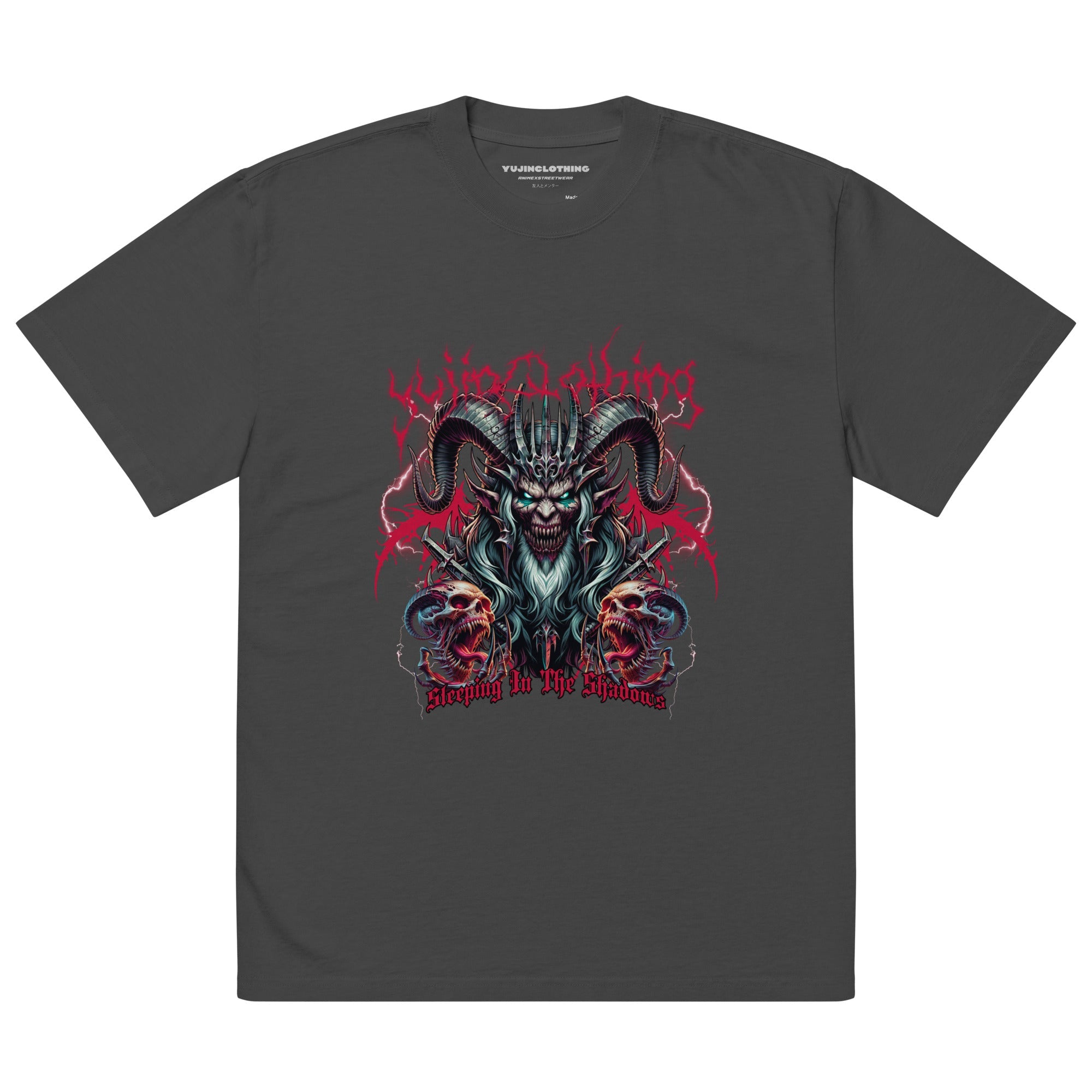 Darkness Oversized Faded T-Shirt
