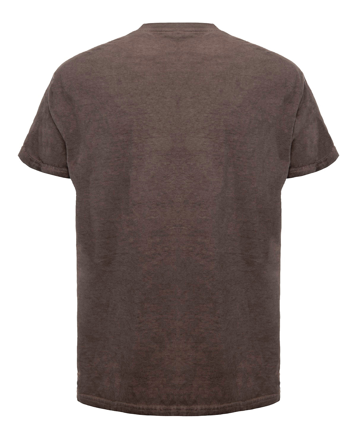 Back view of SpectraUSA Oil Wash Russet tee, showcasing the soft fabric and stylish design.