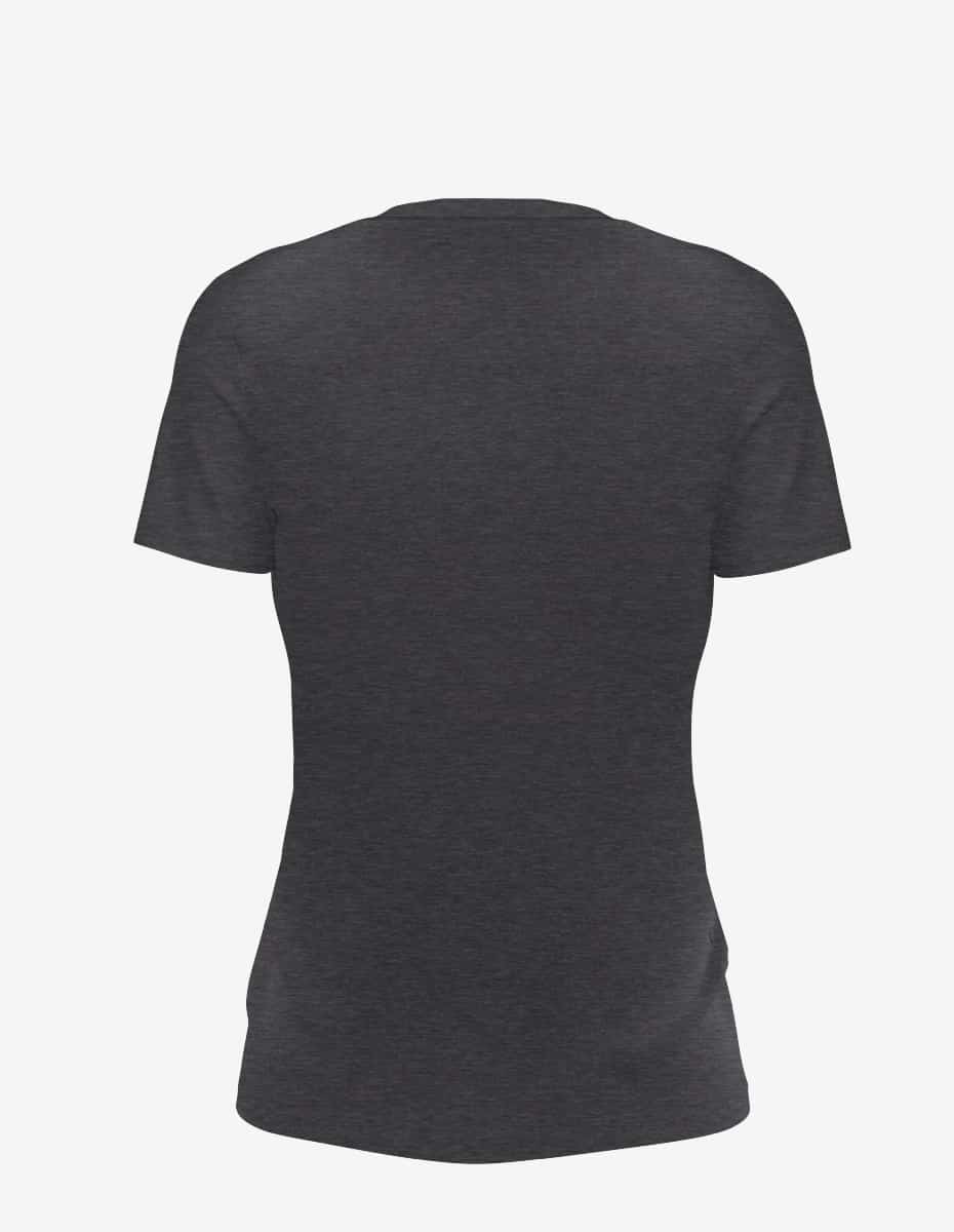 Charcoal black Heather Wonder V-Neck women&