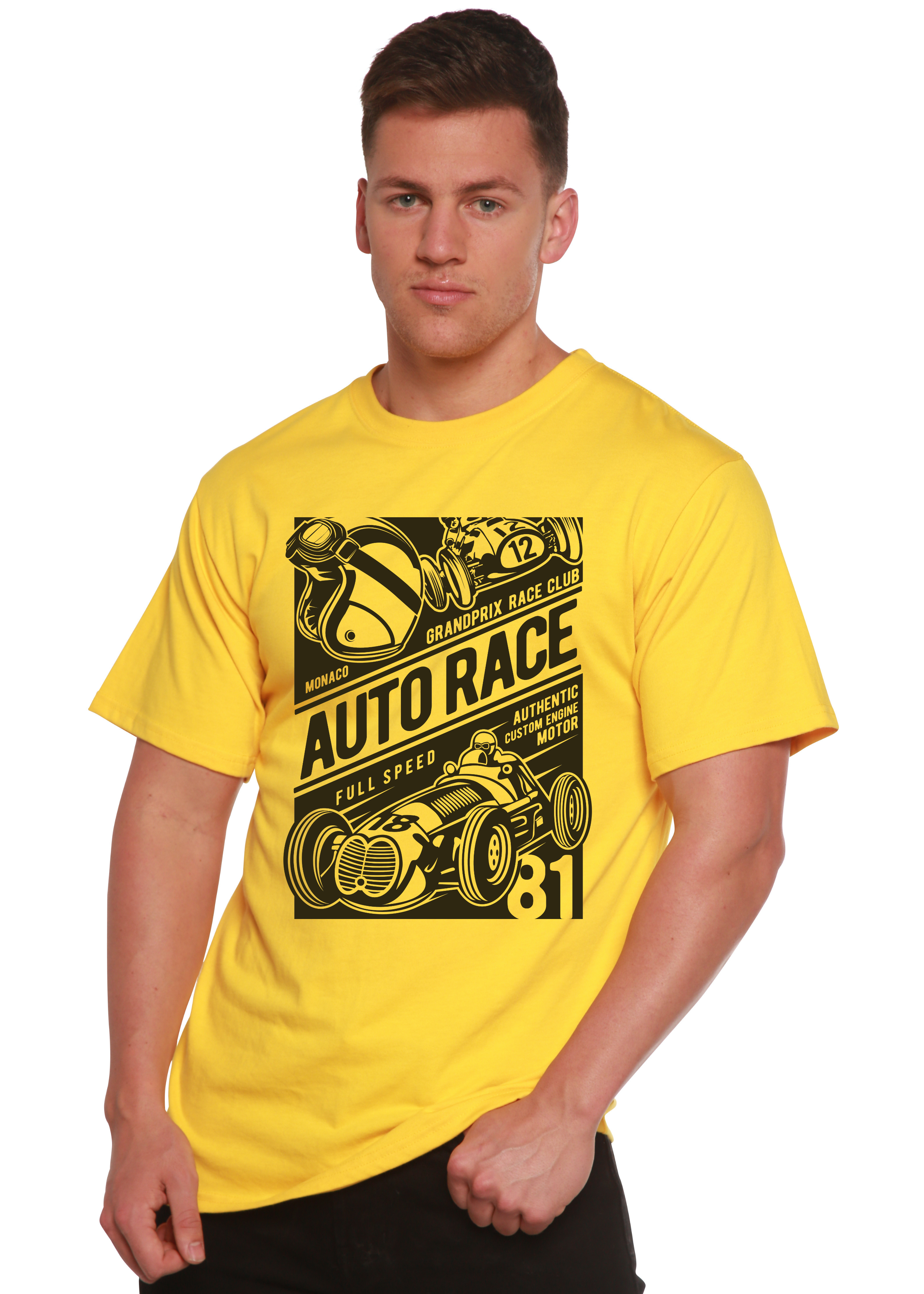 Spun Bamboo Auto Race men&