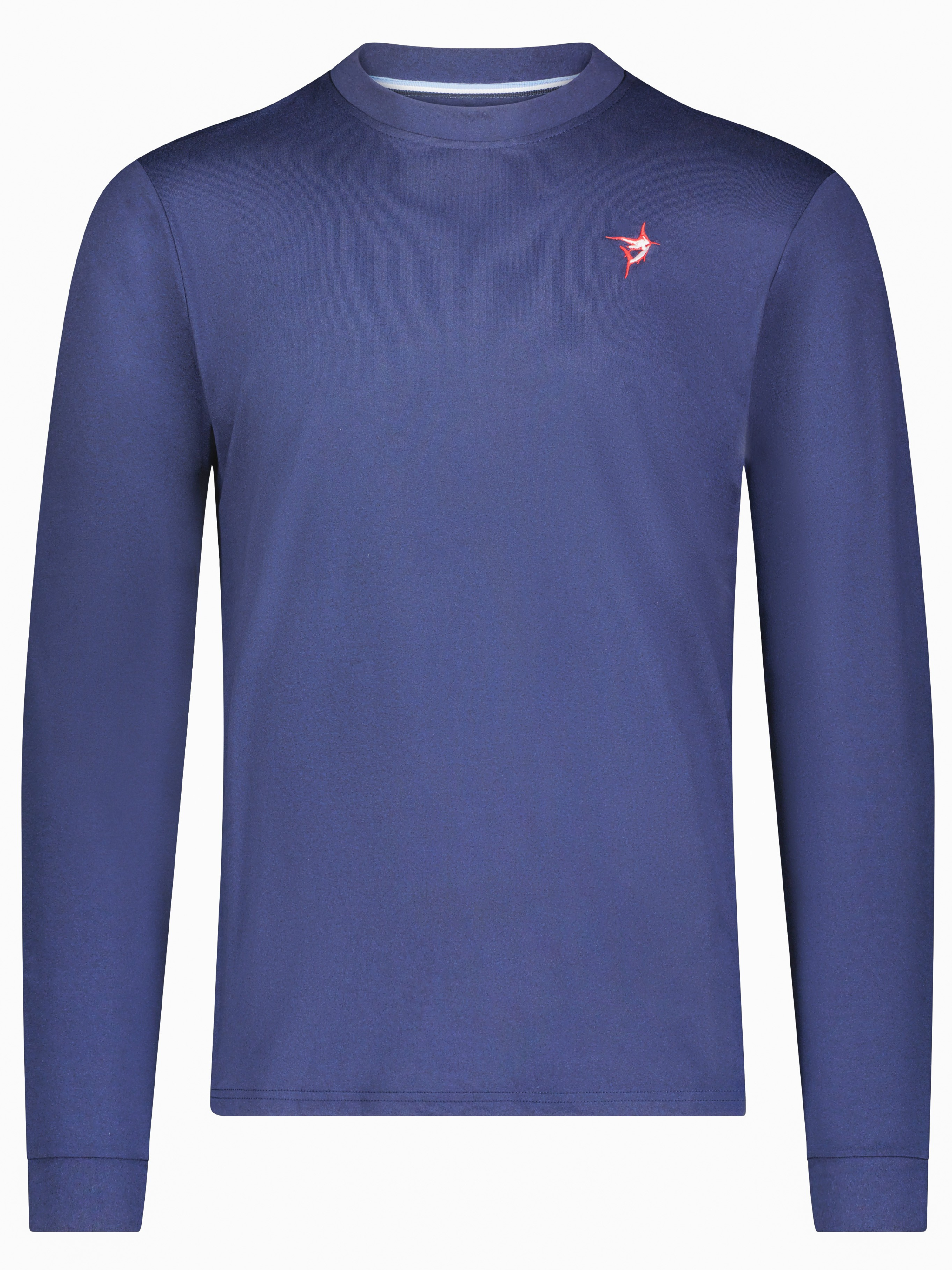 White Water Life Dockside Performance long sleeve shirt, lightweight and comfortable, shown on a person in outdoor setting.
