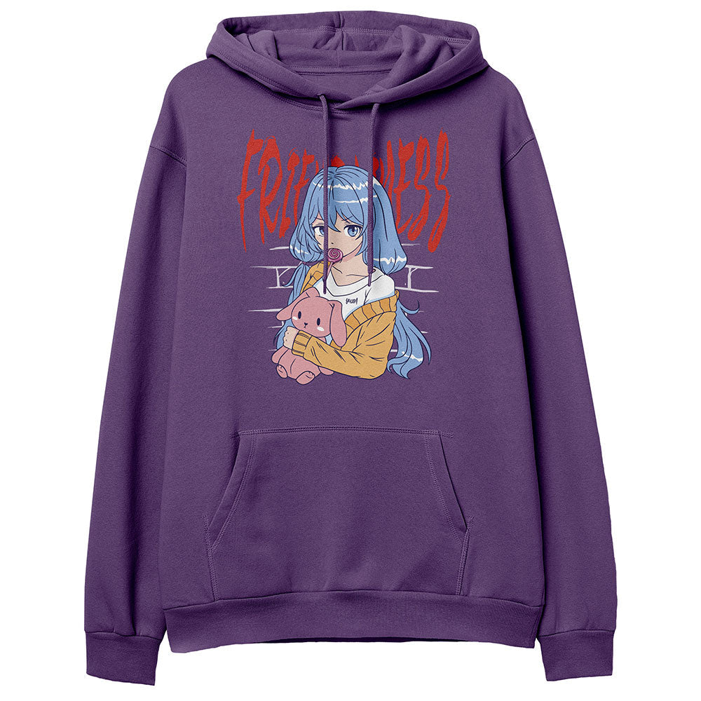 Yūjin Clothing Friendless Premium Hoodie featuring a comfortable fit and stylish design, shown in a casual, relaxed silhouette.