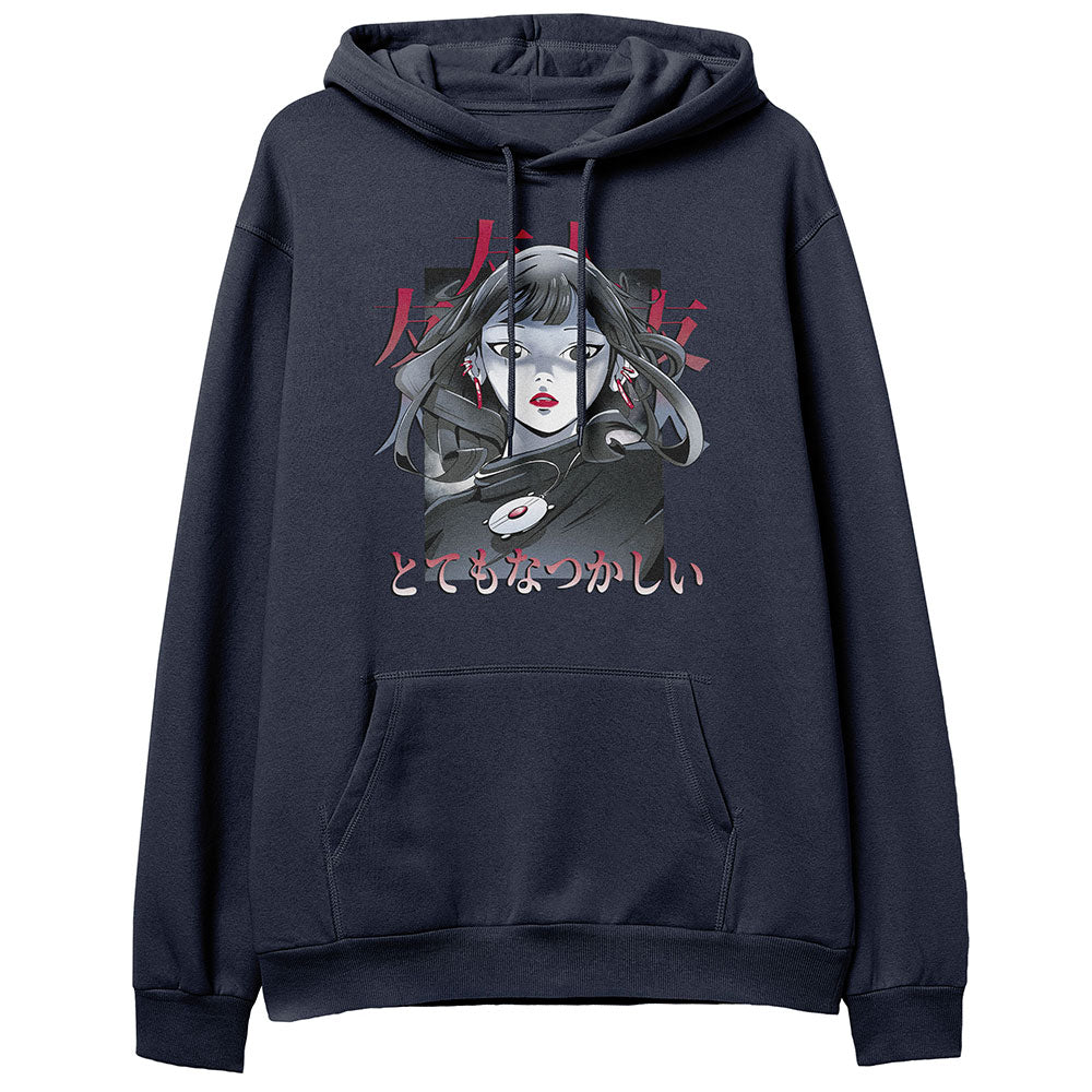 Yūjin Clothing I Saw You hoodie featuring a comfortable fit with a bold graphic design on the front.