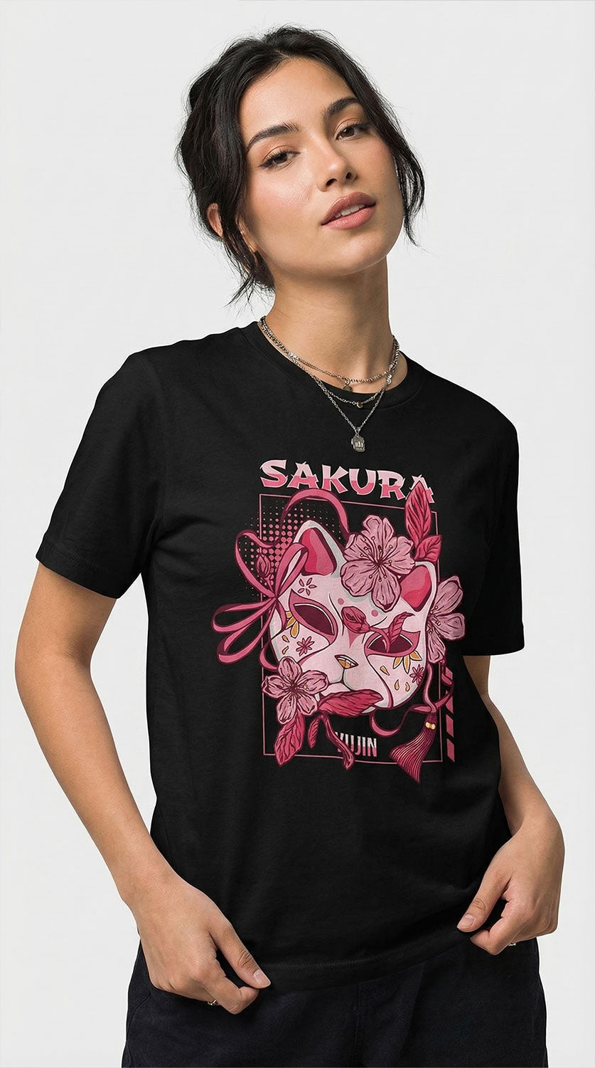 Sakura Cat T-Shirt