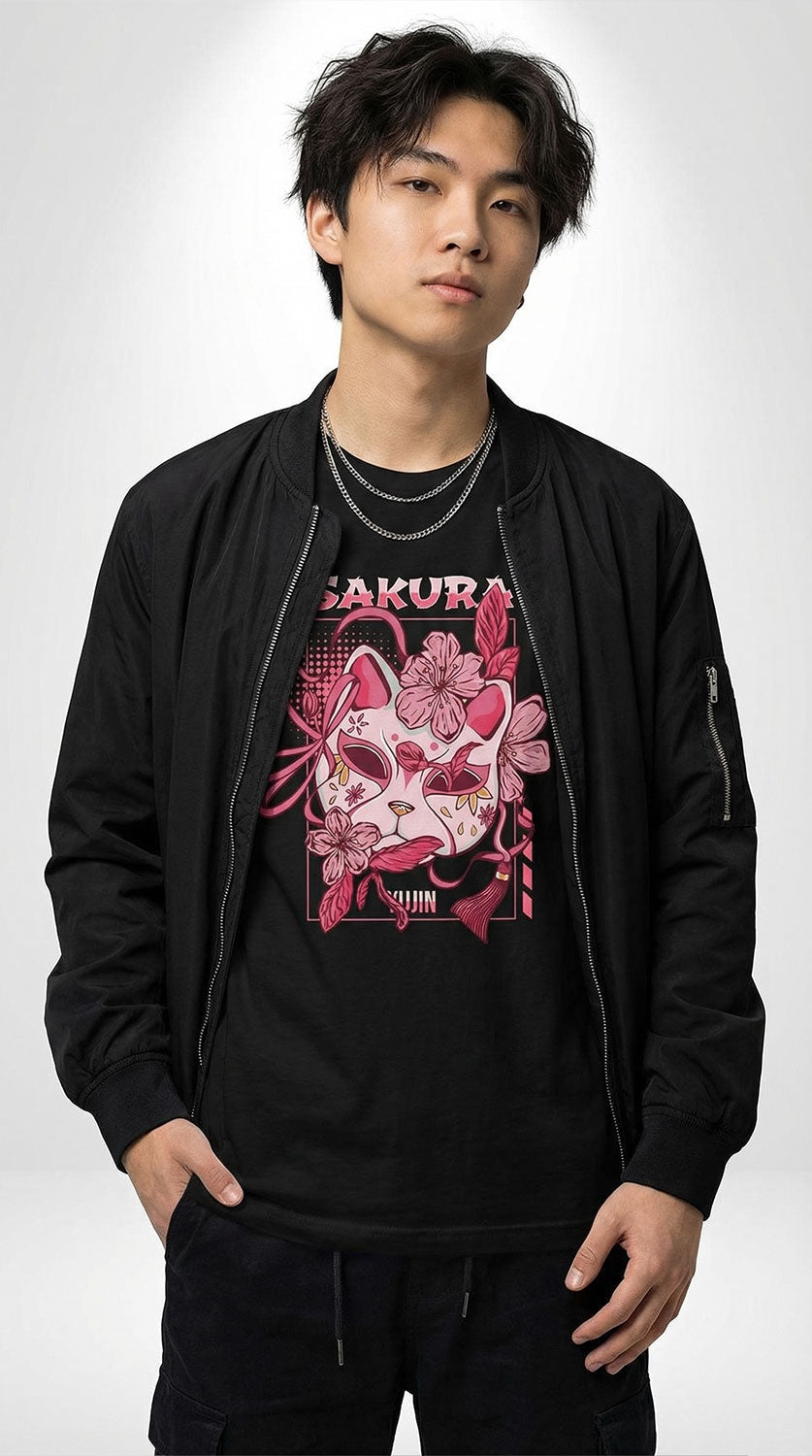 Sakura Cat T-Shirt