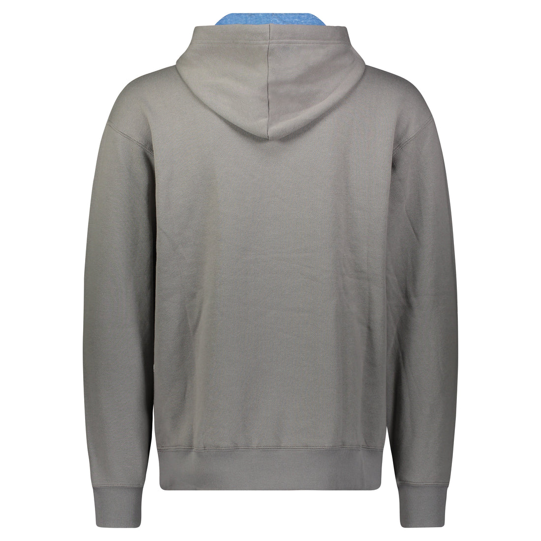 Back view of a White Water Life USA Georges Bank hoodie in various colors, showing the hoodie’s design and branding.