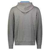 Back view of a White Water Life USA Georges Bank hoodie in various colors, showing the hoodie’s design and branding.