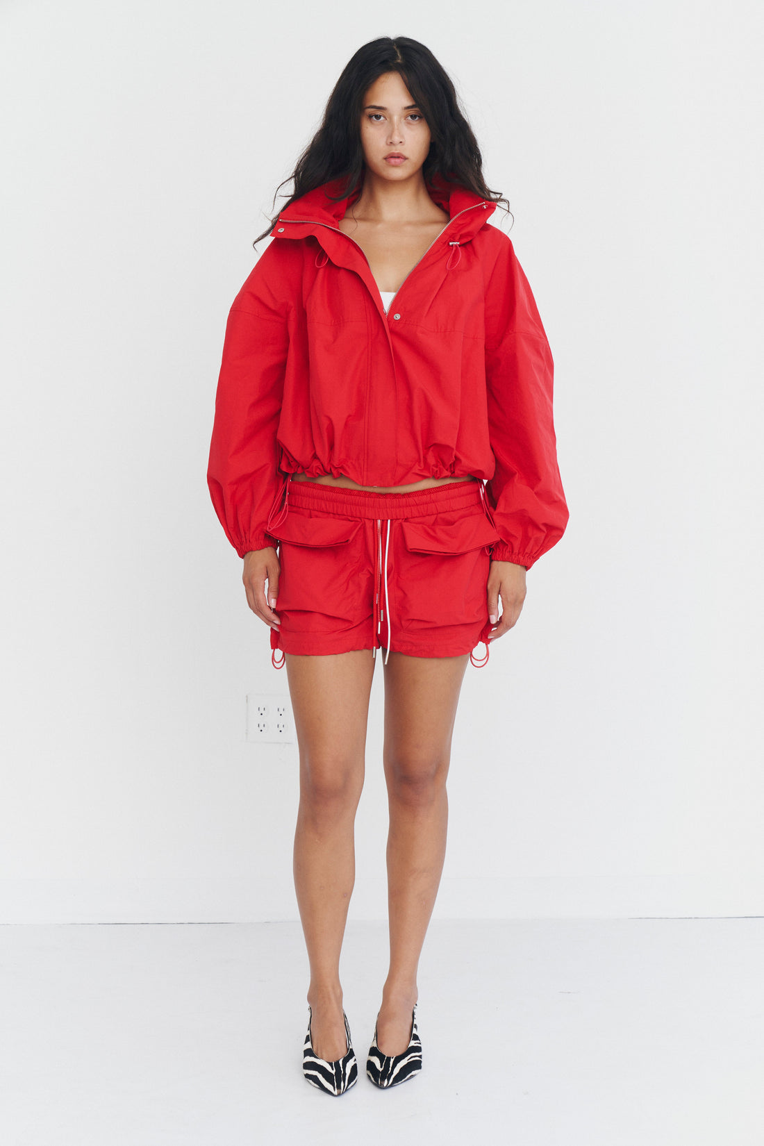 ALMA  JACKET IN RED