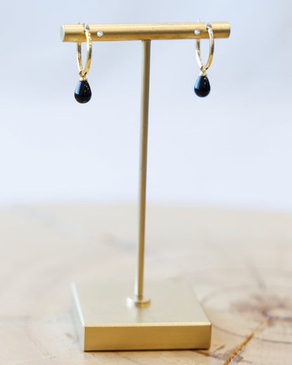 Hoop And Charm Earrings