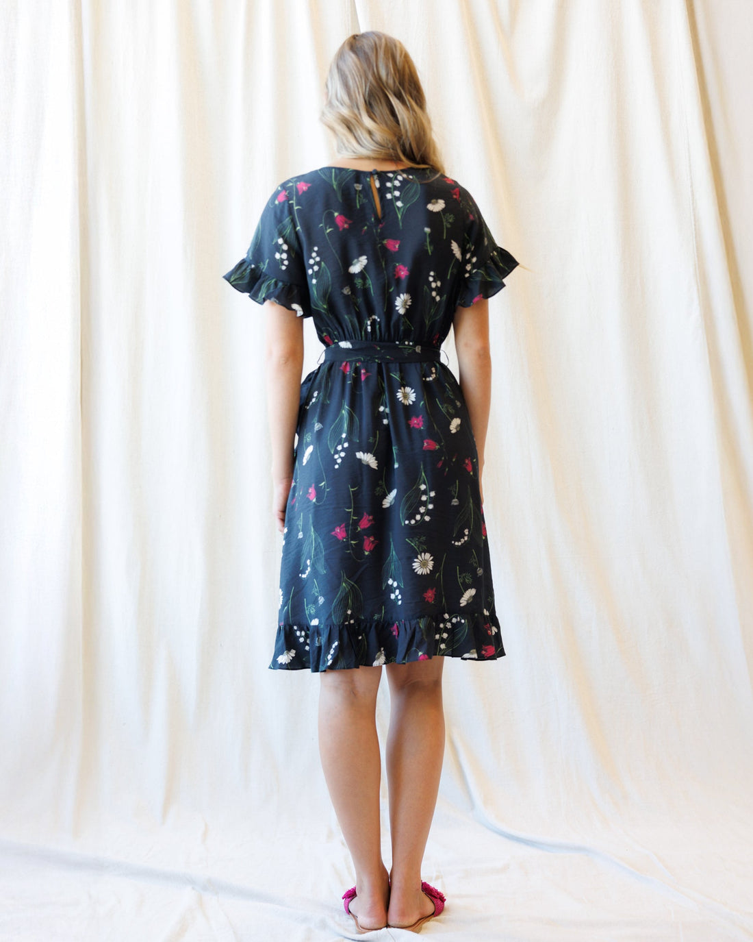 Ruffle &amp; Wrap Dress