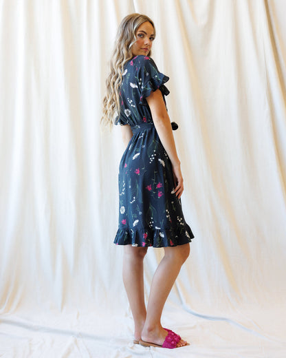 Ruffle &amp; Wrap Dress