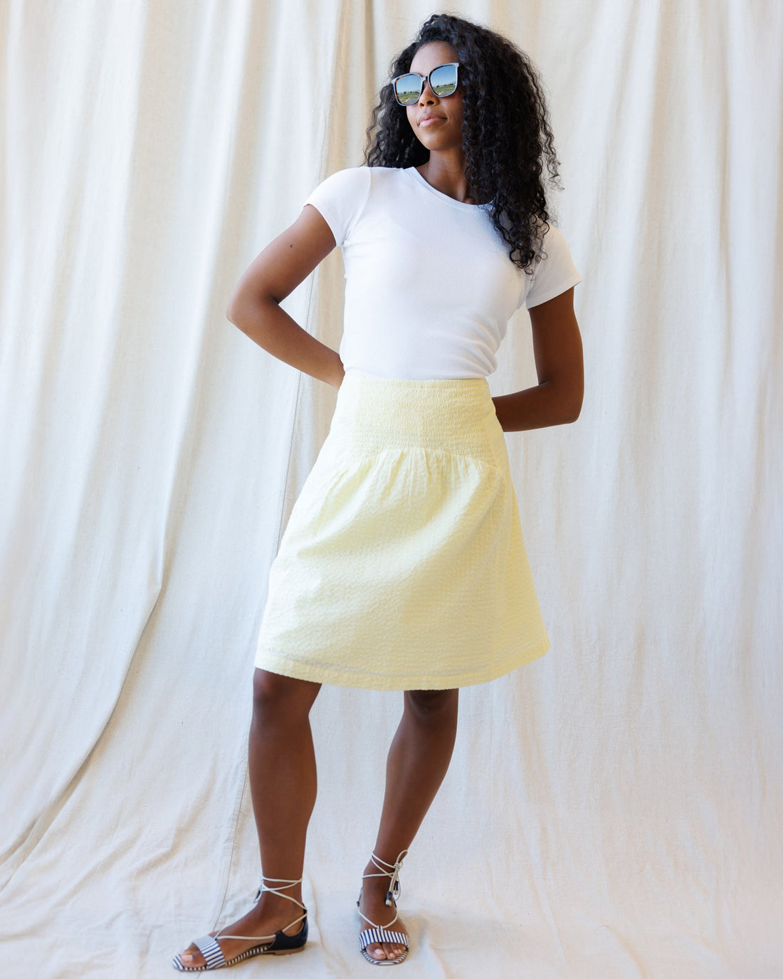 Downeast Off The Clock skirt in a stylish design, featuring a comfortable fit and versatile length for casual or dressy outfits.