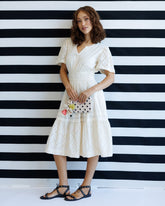 Downeast Icon Demi Lace Dress, elegant sleeveless dress with intricate lace details and a fitted silhouette.