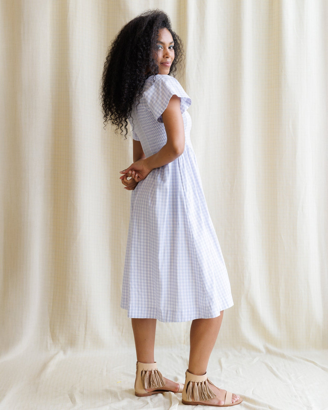Downeast Countryside Dress featuring a floral pattern, flowing fabric, and a relaxed fit ideal for casual or summer wear.