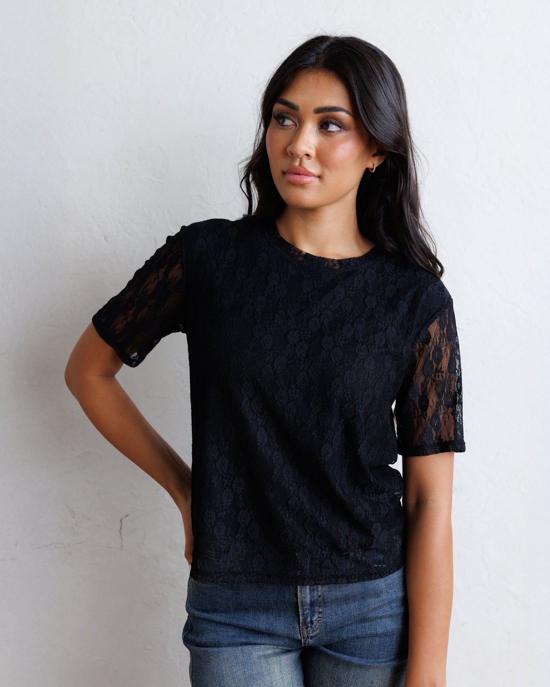 Laid Back Lace Tee