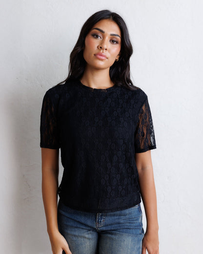 Laid Back Lace Tee