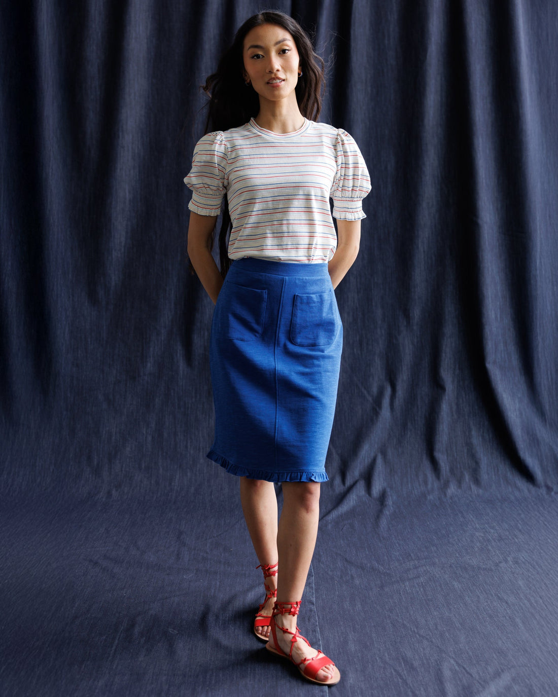 Downeast Tres Belle top, stylish women&