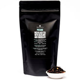 Passage Hazelnut Chocolate Black Tea in a 70-cup bag by August Uncommon Tea, featuring rich black tea with hazelnut and chocolate notes.