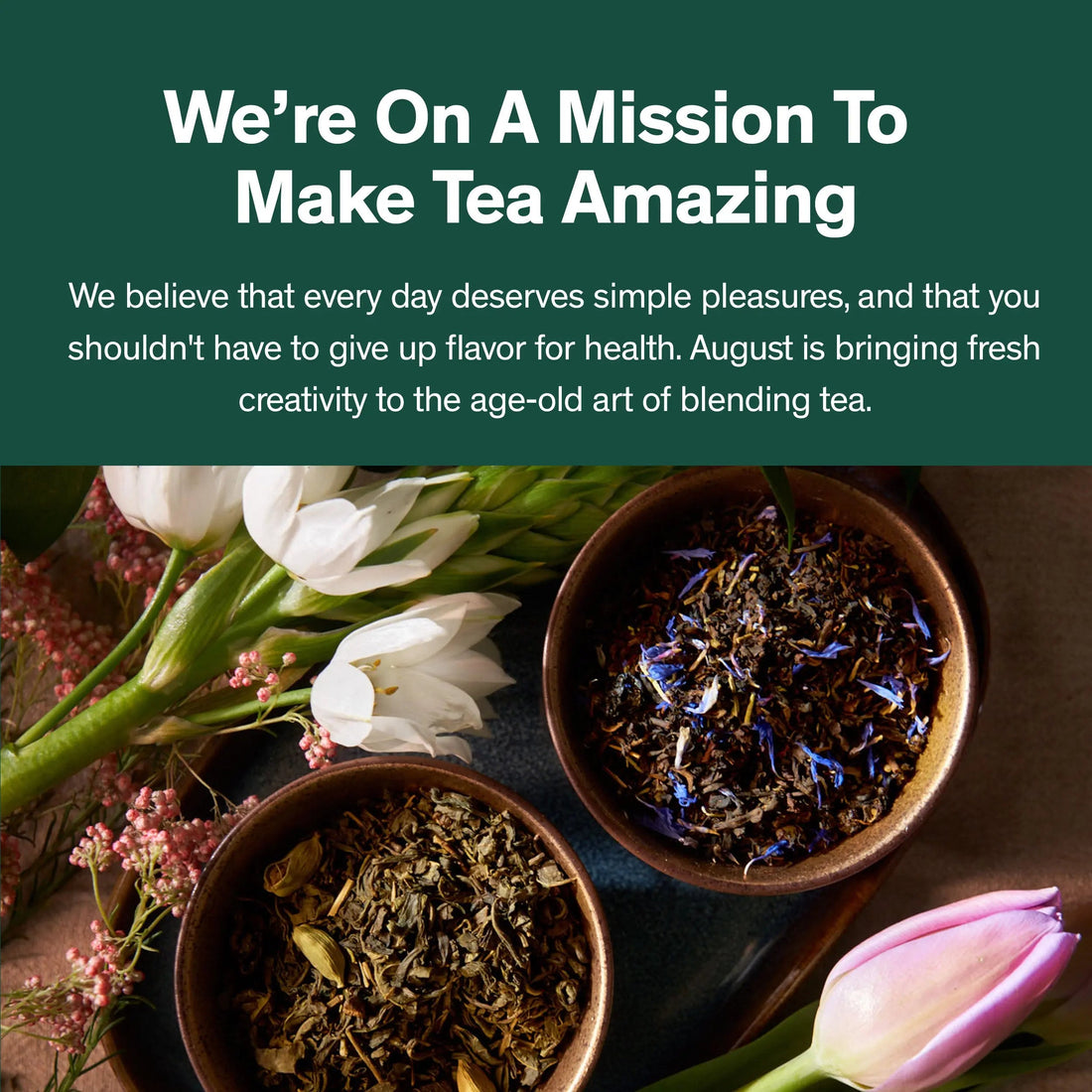 Black tea from August Uncommon Tea&