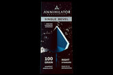 Annihilator Broadheads Single Bevel 100 grain right-cut broadhead for hunting, featuring a single bevel design and sharp cutting blades.