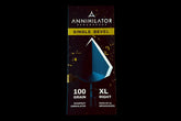 Annihilator Broadheads SINGLE BEVEL XL 100 broadhead with 100-grain weight, shown from the right side, designed for hunting.