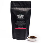 August Uncommon Tea Dirty Chai black tea and coffee beverage in a 70-cup bag, spicy chai flavor with a coffee twist.