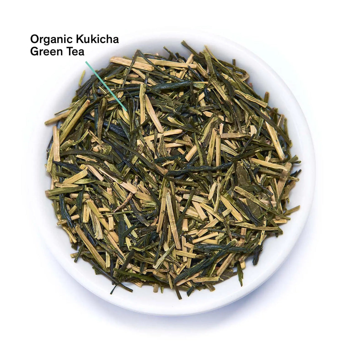 Bright green tea leaves from August Uncommon Tea&