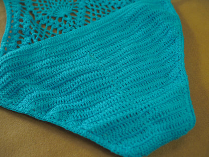 Handmade Hollow Out Cutout Knitted Swimsuit Women Brand One Piece Swimsuit Women Swimwear