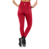 Fitkitty Culture BodyLove high-rise leggings in black, stretchy athletic wear with a snug fit and smooth waistband for women.