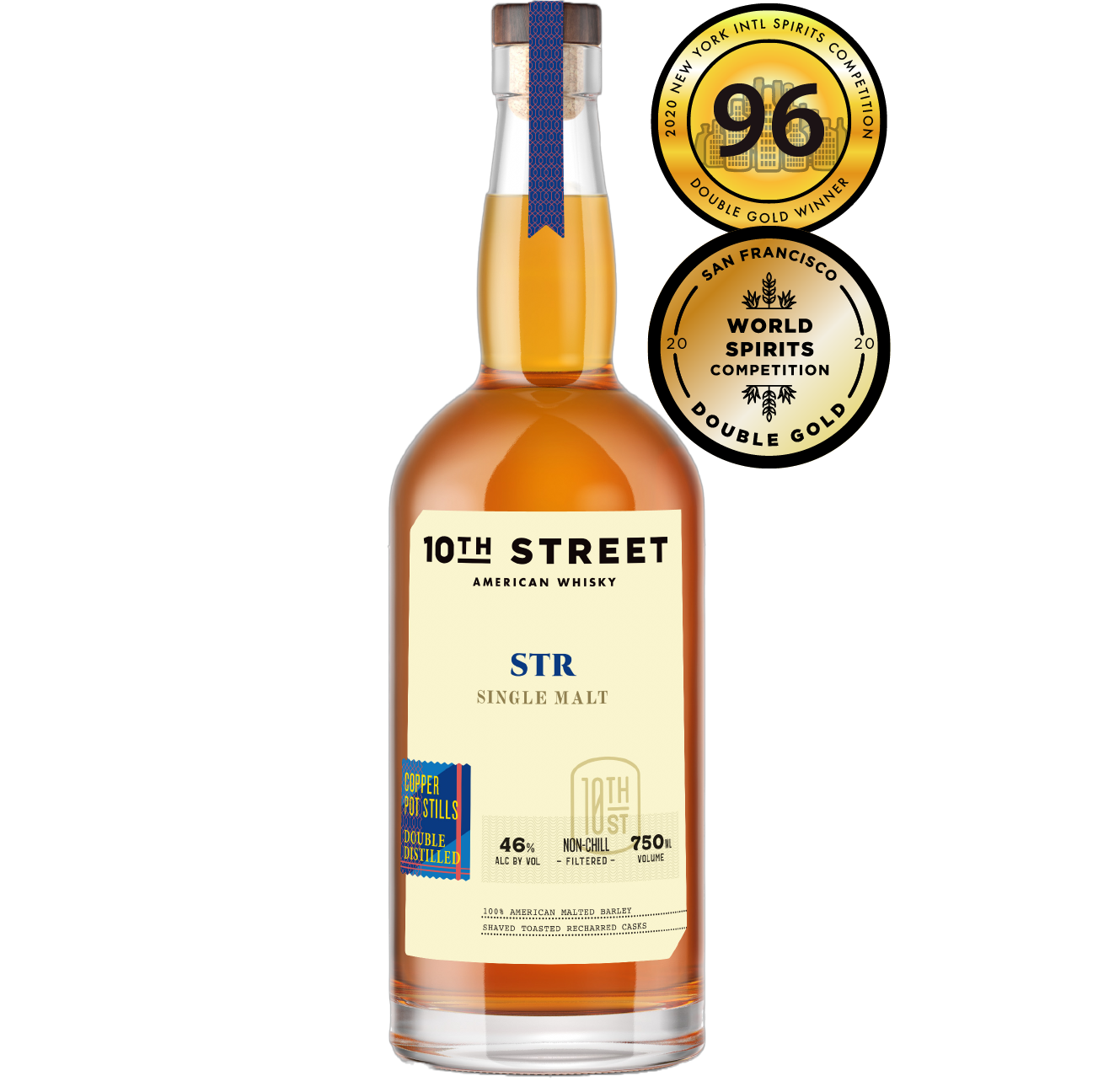 10th Street Distillery Straight American Single Malt Whiskey