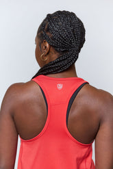 Goal Five Mesh It To Me training tank top, lightweight and breathable athletic shirt for gym workouts, in black with mesh panels.